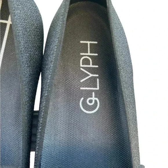 GLYPH Black Knit Loafer Minimalist Washable Eco-friendly Shoes Womens 9 - Picture 6 of 8